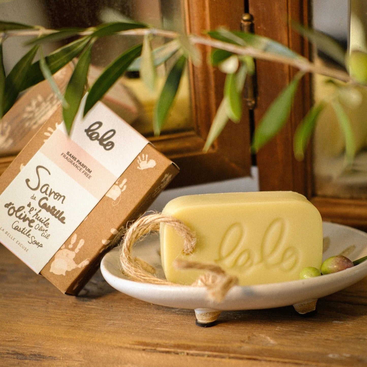 Olive Oil Castile Soap Fragrance Free LOLO 90g