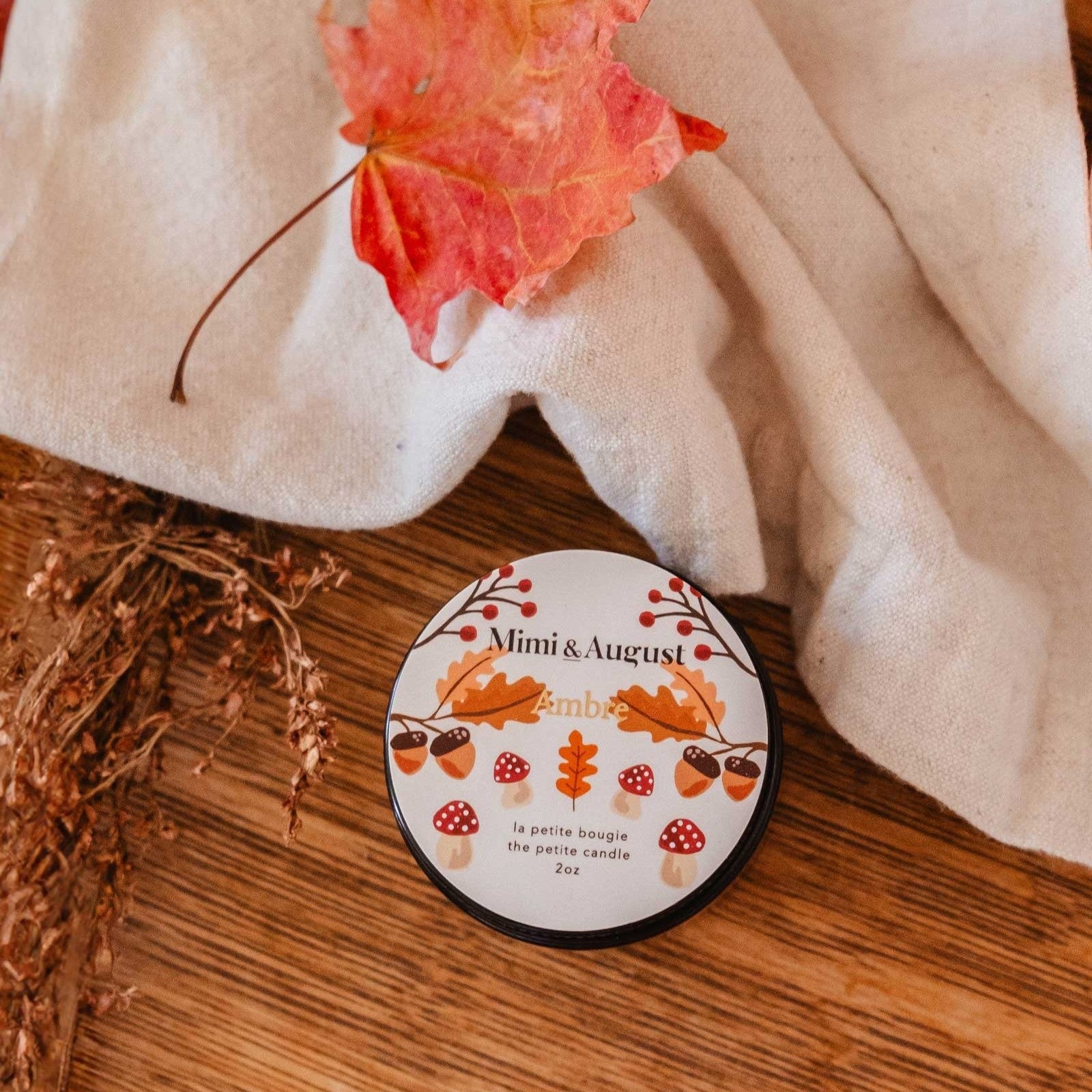 Reusable Candle - Amber 2oz