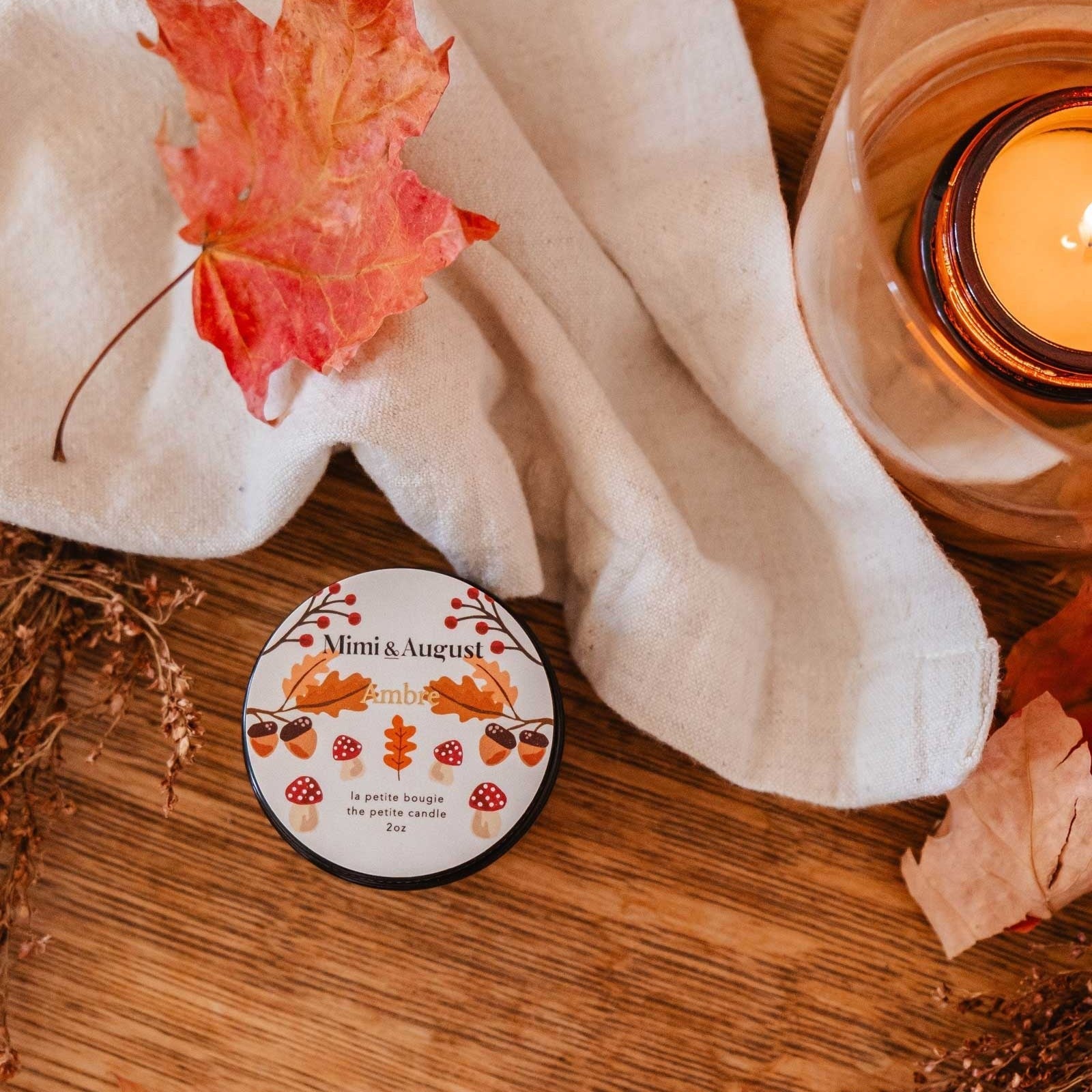 Reusable Candle - Amber 2oz