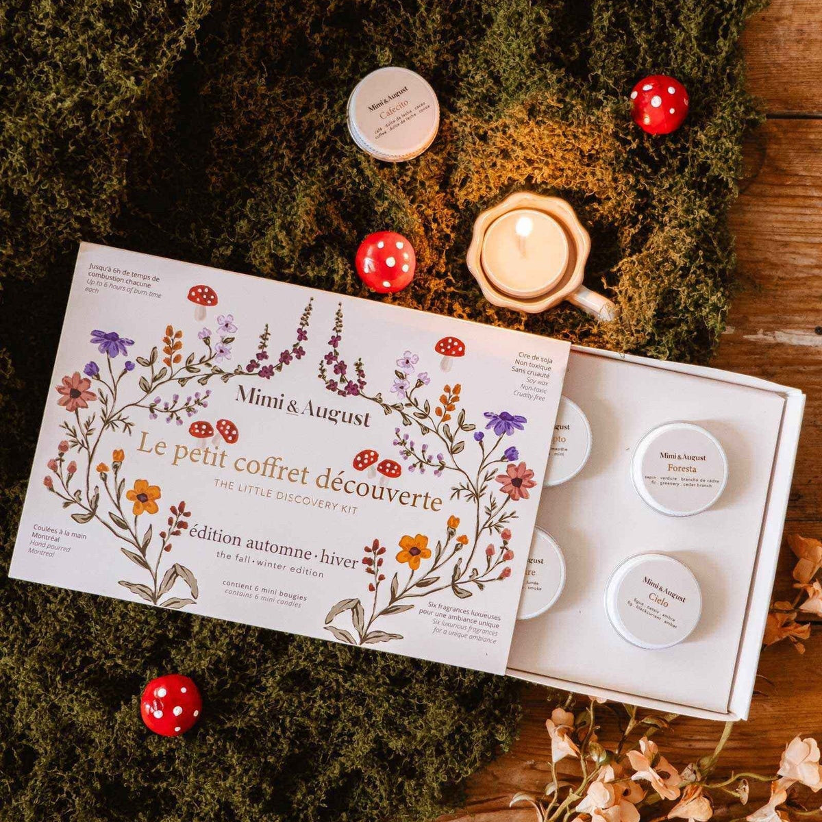 The Fall/Winter Discovery Kit - 6 Mini Candles