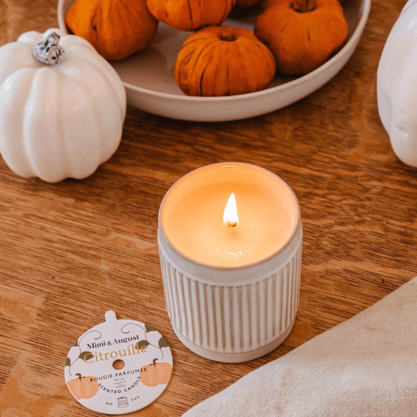 Reusable Candle - Citrouille 8oz