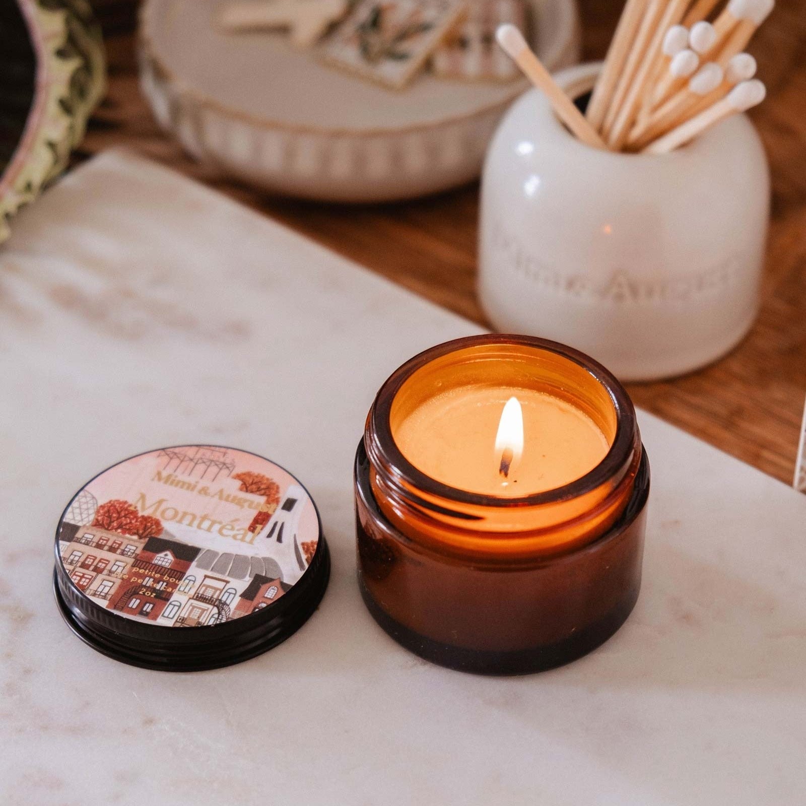 Vela reutilizable - Montreal 2 oz