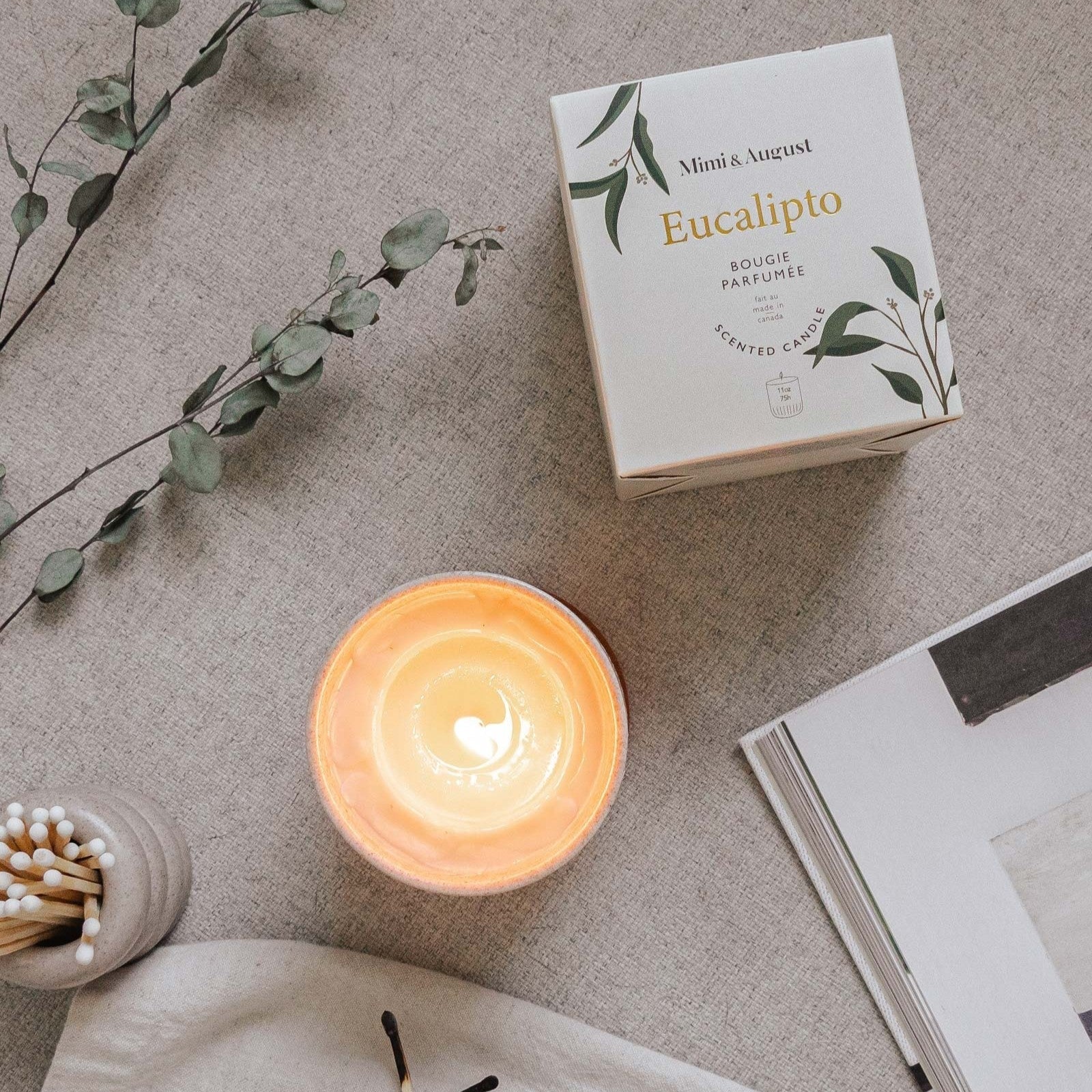 Vela reutilizable - Eucalipto 312 g