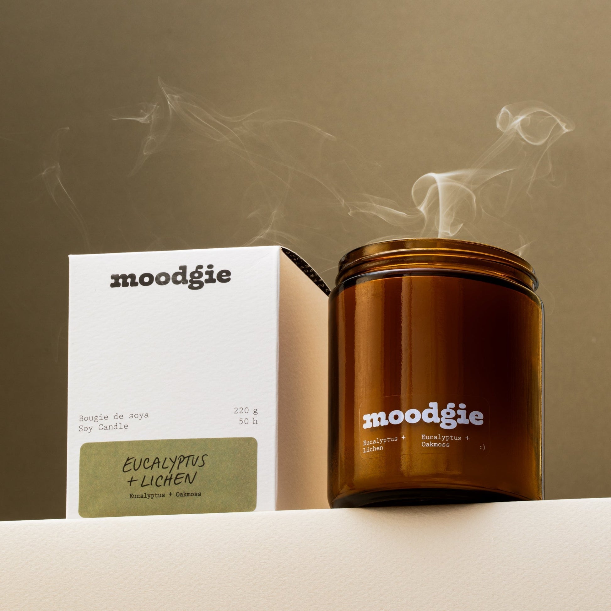Soya Candle Eucalyptus + Oakmoss - 220g