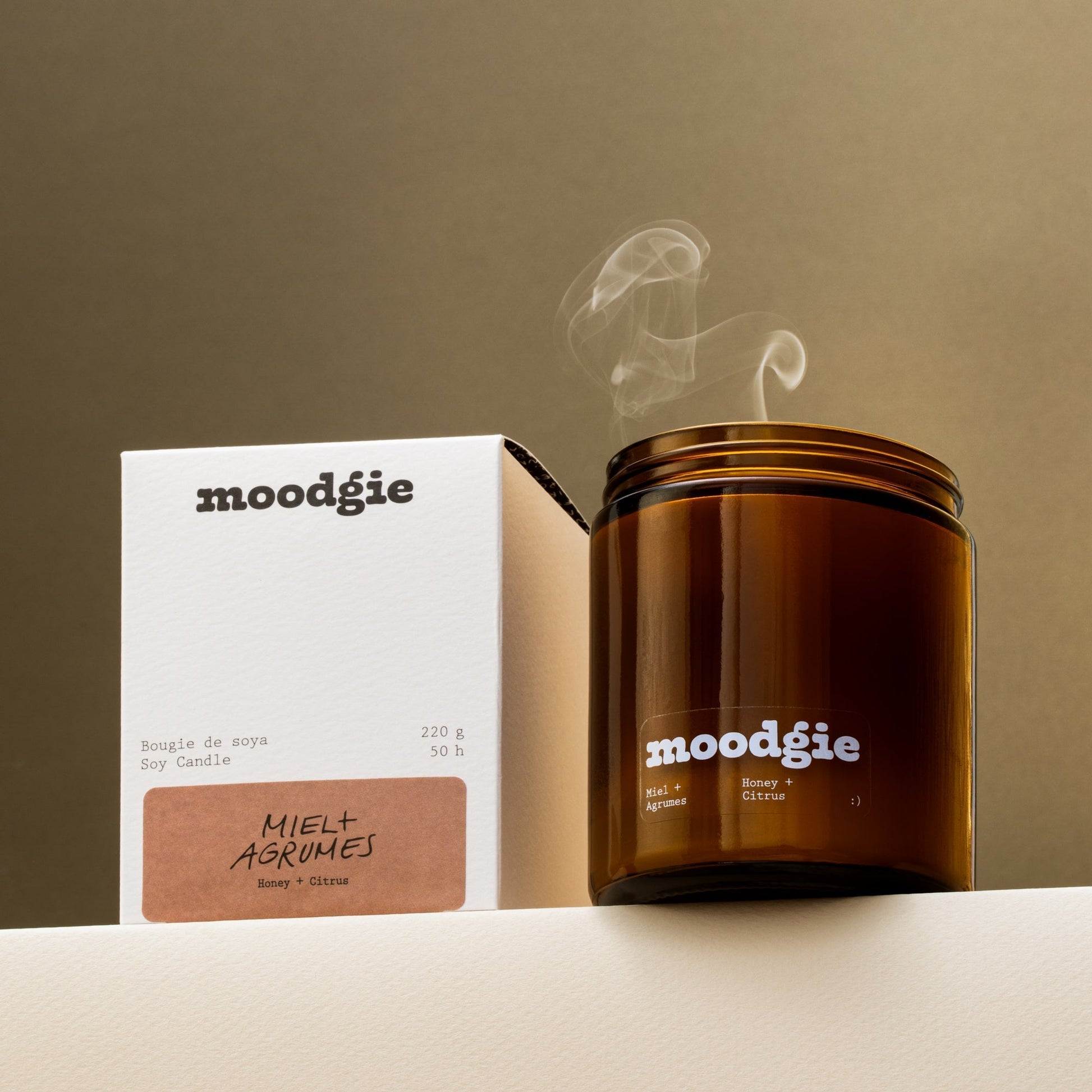 Soya Candle Honey + Citrus - 220g