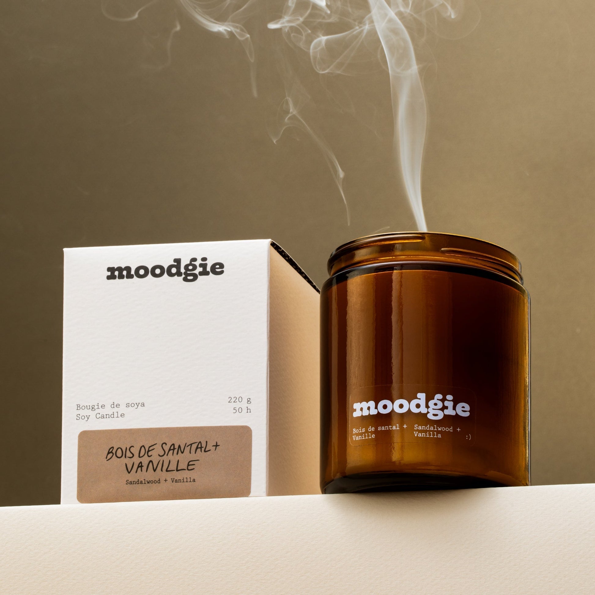 Soya Candle Sandalwood + Vanilla - 220g